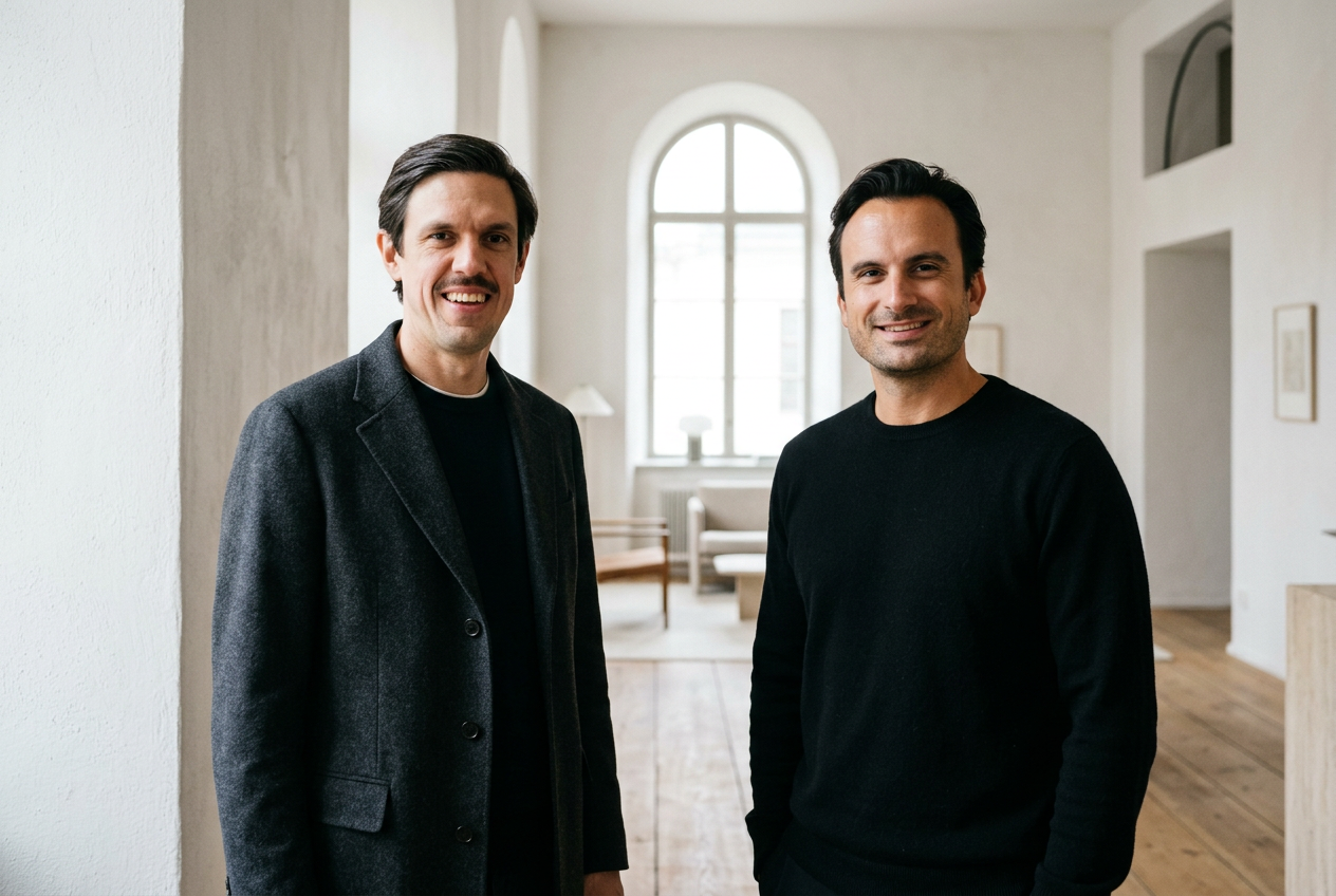 Andreas Palm and Alexander Rodriguez Forsgren, founders of Palmfors Properties